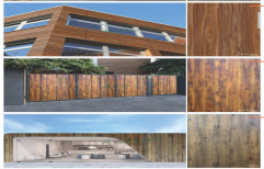 Wooden Brown Hpl Cladding, Thickness: 6 Mm