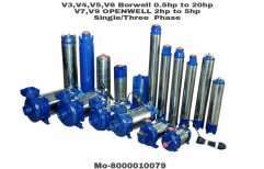 1 - 3 HP Mild Steel Submersible pump, Model Name/Number: 2HP To 5HP Single/Three Phase