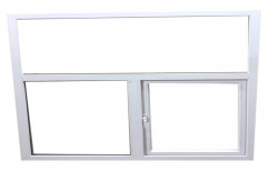 8 X 7 Feet UPVC Combination Window, Glass Thickness: 5mm