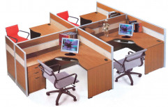 Cubicle Cluster Workstation, For Corporate Office