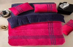 Desi Kapda Single Velvet Bed Sheet, For Home
