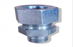 MS Polished Male Stud Coupling, For Hydraulic Pipe, Size: 1/2 Inch