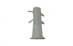 Off White Plastic Wall Plug, Size: 10mm