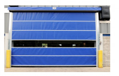Open Blue Pvc High Speed Doors, For Doorr, Size/Dimension: 100