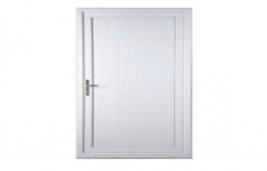 Polished White UPVC Bathroom Door, Design/Pattern: Plain