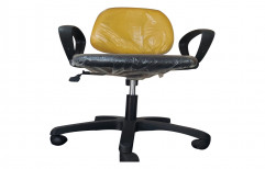 Polyester Black and Yellow Executive Computer Chair