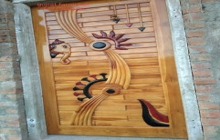 Sagwan Teak Wooden Door, 3*7