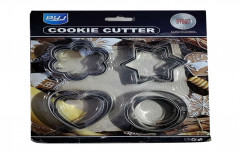 Silver Stainless Steel Cookie Cutter, For Kitchen