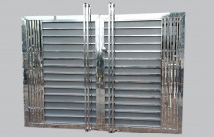Silver Stainless Steel Main Gate, For Home