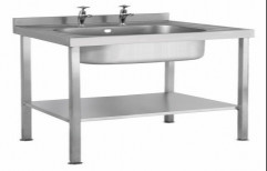 srisakthiinnovations Stainless Steel SS Single Sink Unit, For Commercial