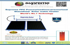 Supreme FPC Solar Water Heater