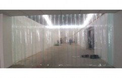 Transparent PVC Strip Curtain, For Industrial, Size: 50 Meter