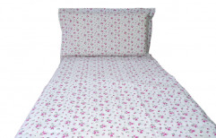 ABC Pure Cotton Printed Single Bedsheet with 1 Pillow Cover