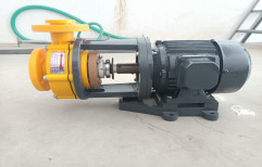 AIR-TECH 5 Meter POLYPROPYLENE CENTRIFUGAL MONO BLOCK PUMP, Max Flow Rate: 366 Lpm, Model Name/Number: PP-120