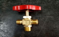 Brass Double canteen valve, Size: 3/8