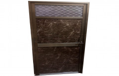Brown champion gold colour Aluminum Bathroom Door