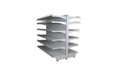 Double Sided Supermarket Display Rack