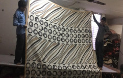 Double Velvet Printed Bed Sheet, With 2 Pillow Cover