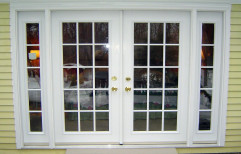 Fabricated Brown French Doors, For Home, Size/Dimension: Depend