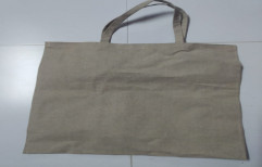 Grey Plain Jute Shopping Bag