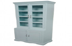 Grey Rectangular Heritage Wooden Kitchen Cabinet, Size/Dimension: 80x190 Cm (wxh)