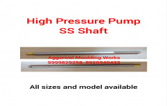 High Pressure Pump SS Shaft, Shape: Round, Size: Series 2,4