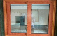 Jindal Modern Wooden Finish Aluminium Windows, For Home,Office, Size/Dimension: Not Small Than 4x4