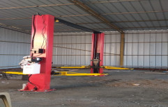 Mild Steel Two Post Hydraulic Car Lift, For Servicing, 2-4 tons