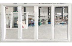 Polished Aluminium Door Middle Double, Thickness: 20 mm
