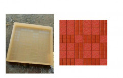 PVC Brick Floor Tiles Mould, Size: 12x12 Inch