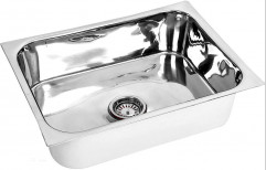 Silver Undermount SS Kitchen Sink 24x18