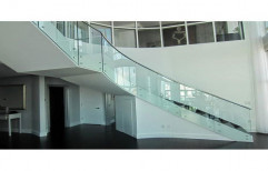 Spiral Indoor Glass Staircase