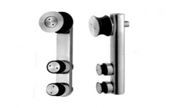 Stainless Steel Office Sliding Roller, For Glass Door