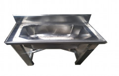 Stainless Steel Single Sink Unit, Size: 2.5 Feet(h)