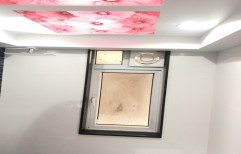 White Wooden UPVC Single Leaf Window, Glass Thickness: 5mm