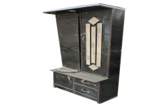 Black Wooden Dressing Table, For Home, Size: 1.2x6ft