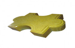 Cement Yellow Oxford Interlocking Tile, Packaging Type: Box