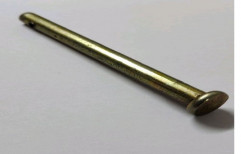 Hot Rolled Brass Flat Head Rivet, Size: 6 Inch (length)