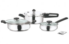 Kitchen Essentials 3 Pieces 5 Pcs. Olympia Cookware Set, For Home