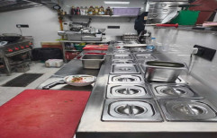 New Silver Kitchen Canteen Equipment Manufacturer, Model: Own Make