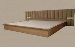 Teak Wood Home Wooden Double Bed, With Storage