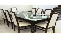 8 Seater Marble Dining Table Set