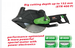 Semi Automatic Eibenstock ETR 400 P Wet & Dry Cutting Machine, Capacity: 152 Mm, Electric