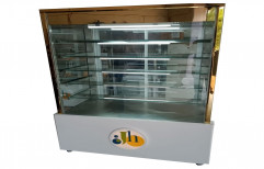 SS and Glass 4 Feet Sweet Display Counter, For Bakery