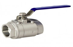 Stainless Steel Screwed End Ball Valve, For Water, Steel Grade: SS316