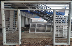 Stainless Steel White SS Japani Chokhat Door Frame, For Home, Grade Of Material: 302