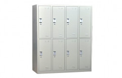 STIL White Steel Locker Almirah