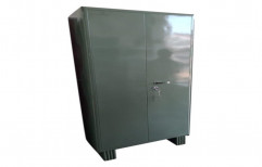 With Locker 2 Door Stainless Steel Almirah