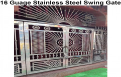 16 Guage Stainless Steel Swing Gate