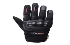 Full Fingered Black Bike Racing Riding Gloves, Size: Medium